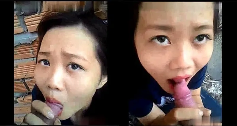 Ghệ bú củ khoải ở vườn sau nhà