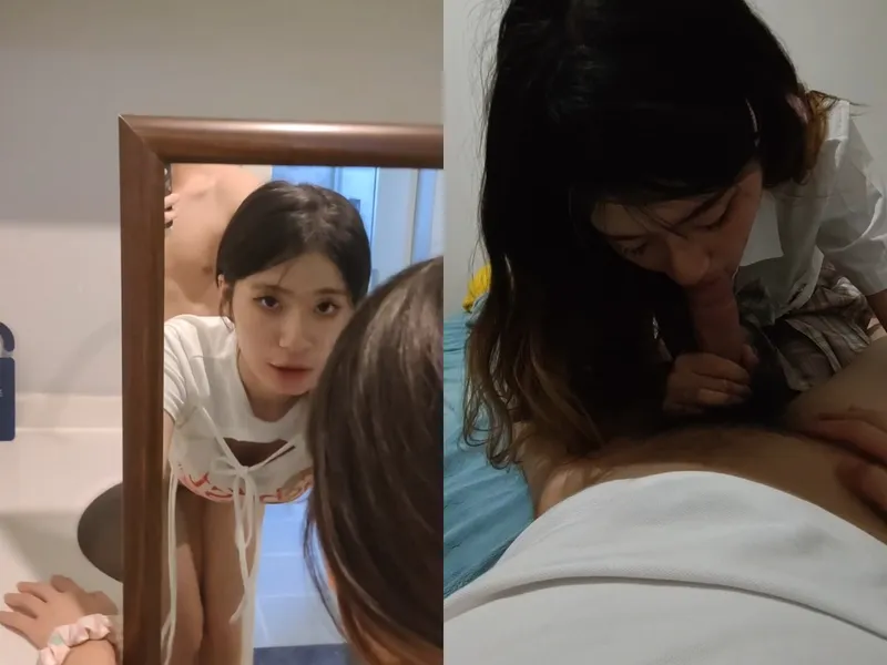 Chị tỷ thiên thần doggy trước gương sướng tê tái