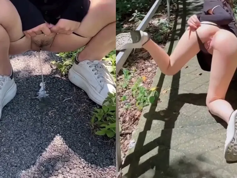 Vụng trộm public ngoài đường cùng em người yêu da trắng vú bự